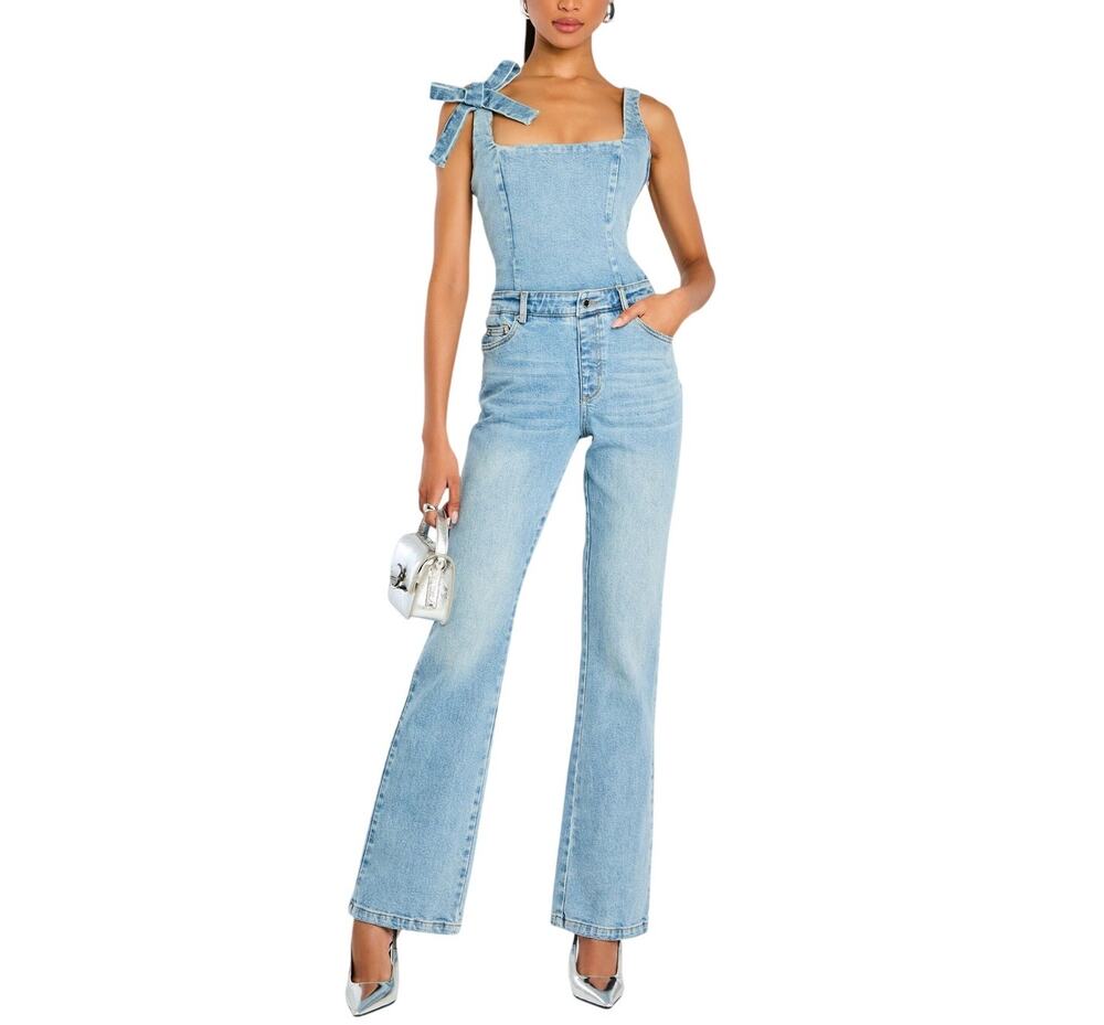 Retrofete Classic Blue Dawson Jumpsuit Size M